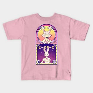 The Wolf and the Rabbit // Anime Animals Tv Show Merch Kids T-Shirt